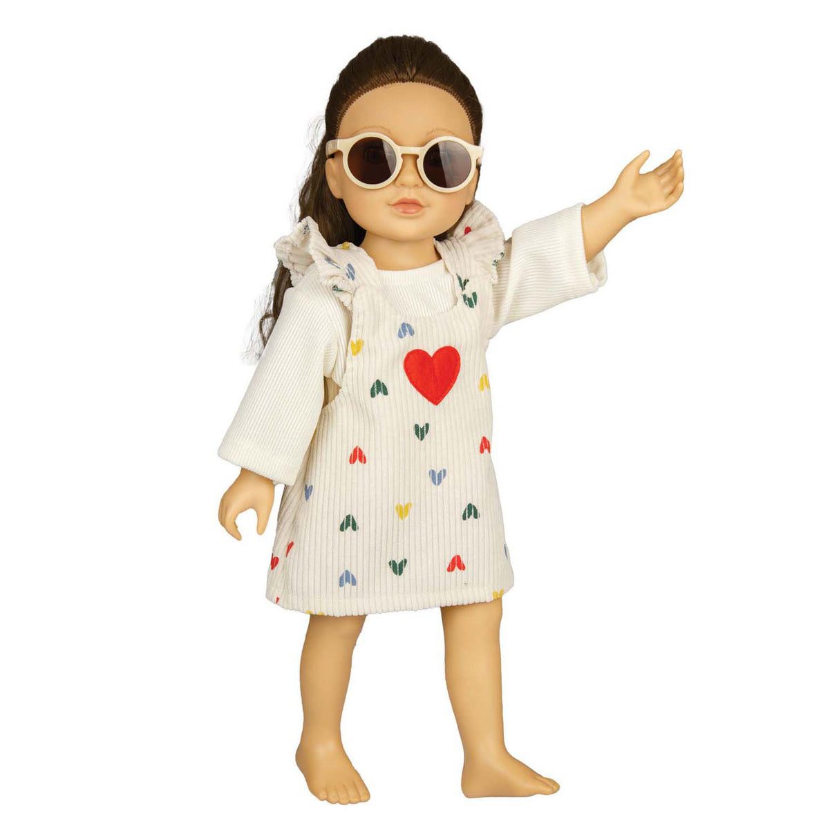 Lunettes de soleil poupée Heless beige