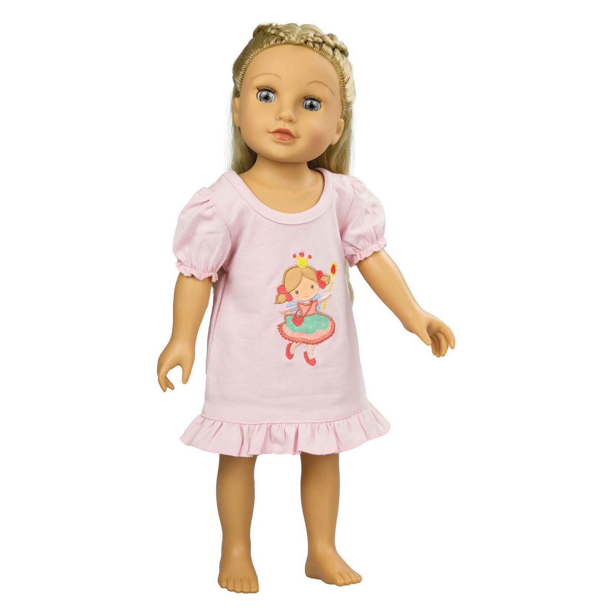 Heless poupée chemise de nuit princesse emily, 28-35 cm