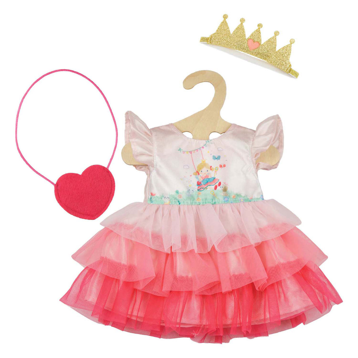 Robe de poupée Heless princesse Emily, 28-35 cm