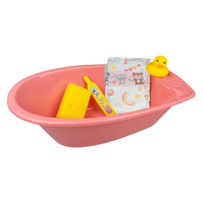 Heless poppenbadset met accessoires roze