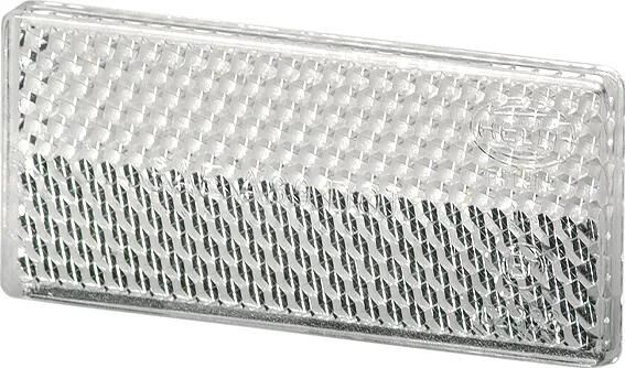 Hella réflecteur rétroéclairage 70x32mm autocollant blanc