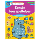 Deltas Øvelse Bog med klistermærker First Reading Games (5-6 år)