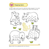 Livre d'exercices deltas avec autocollants - premiers jeux de lecture (5-6 ans)