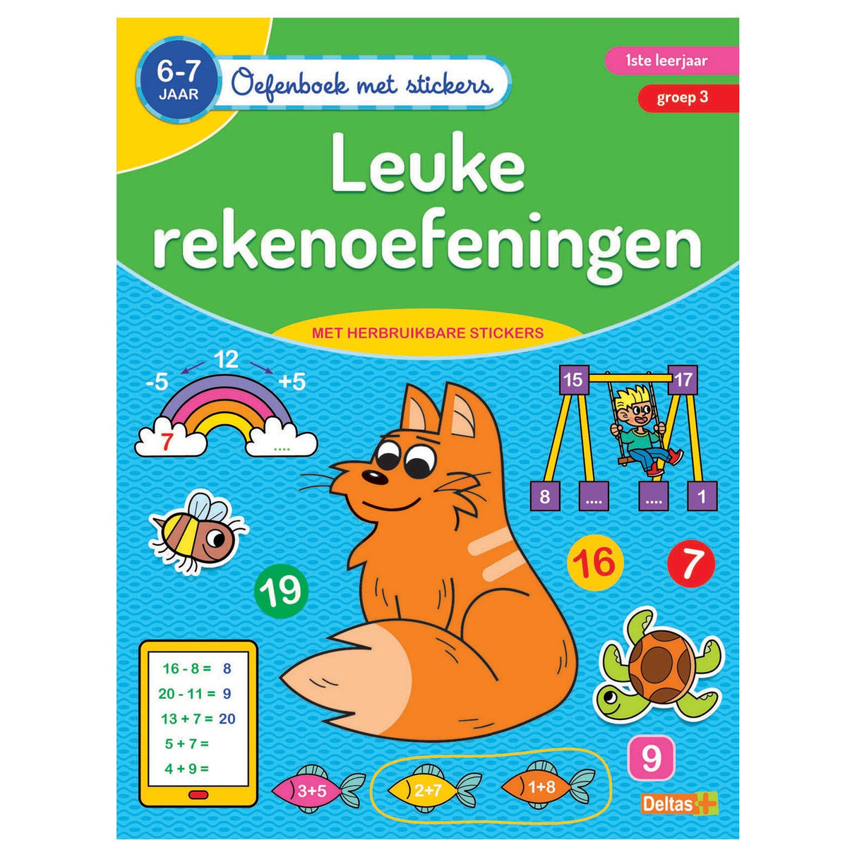 Livre d'exercices deltas avec autocollants - de beaux calculs (6-7 ans)