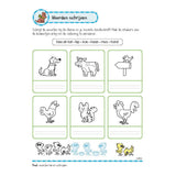 Livre d'exercices deltas avec autocollants - beaux exercices d'écriture (6-7 ans)