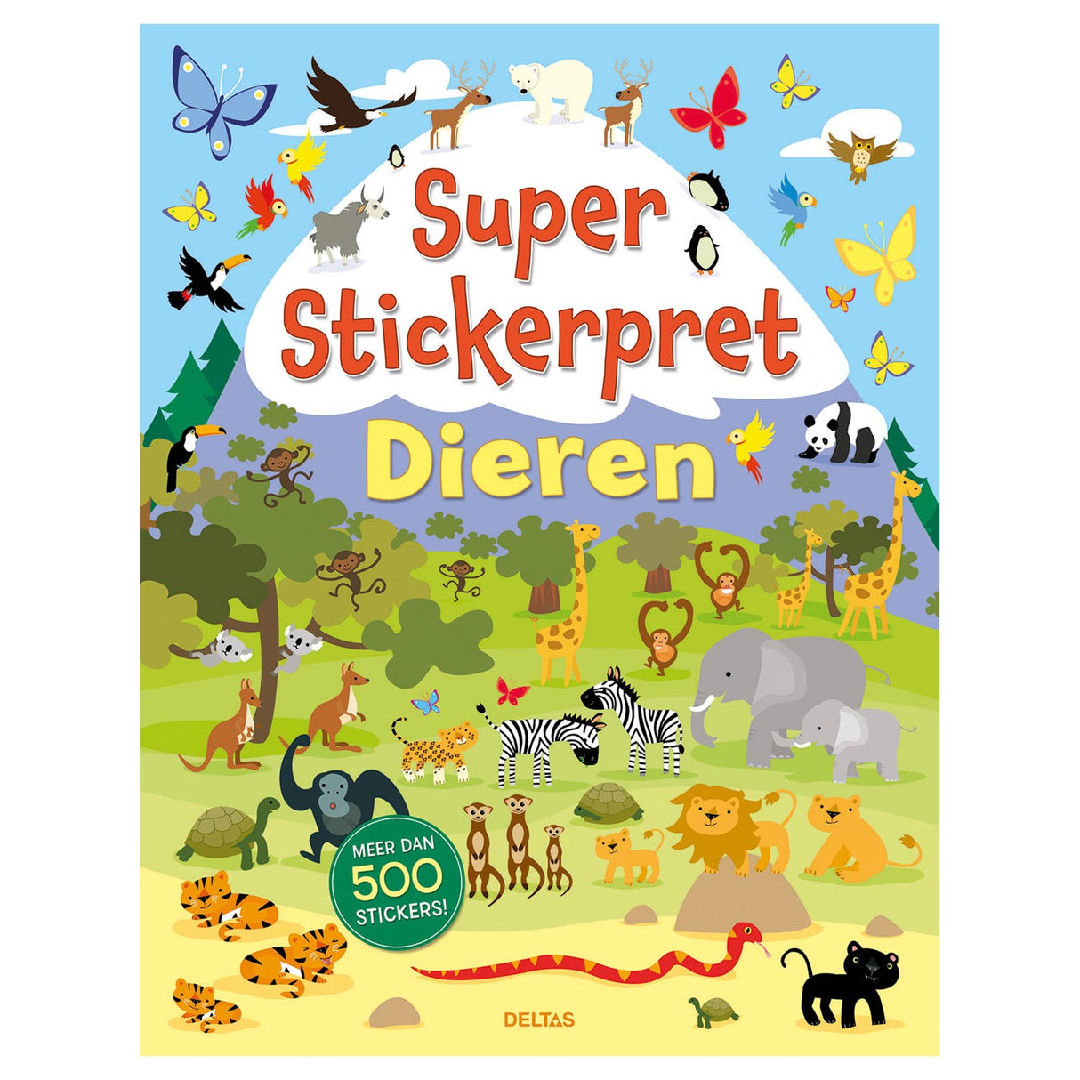 Deltas Super Sticker Fun - Animals