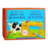 Cartes modèles Deltas - voici comment dessiner les animaux de la ferme