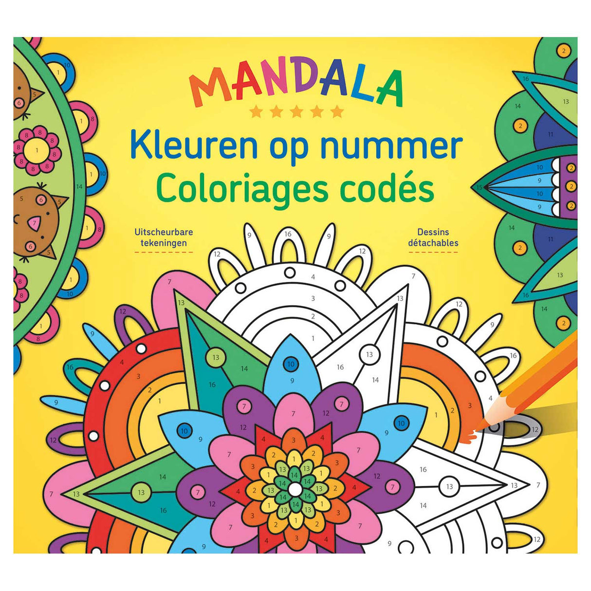 Deltas Mandala colors by number