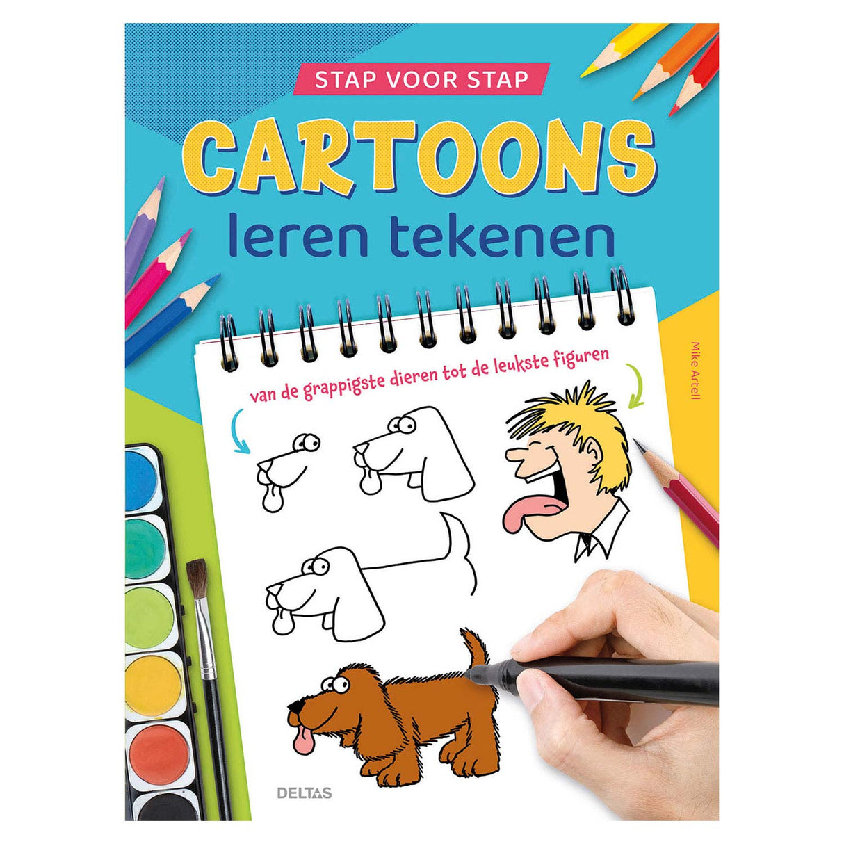 stap voor stap cartoons leren tekenen