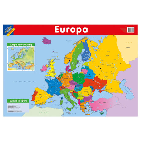 Affiche éducative deltas - Europe