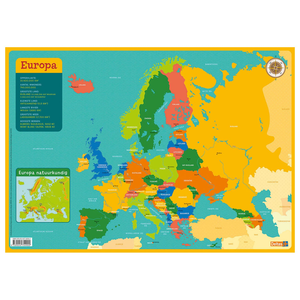 Deltas Educational Founder - Map Europe