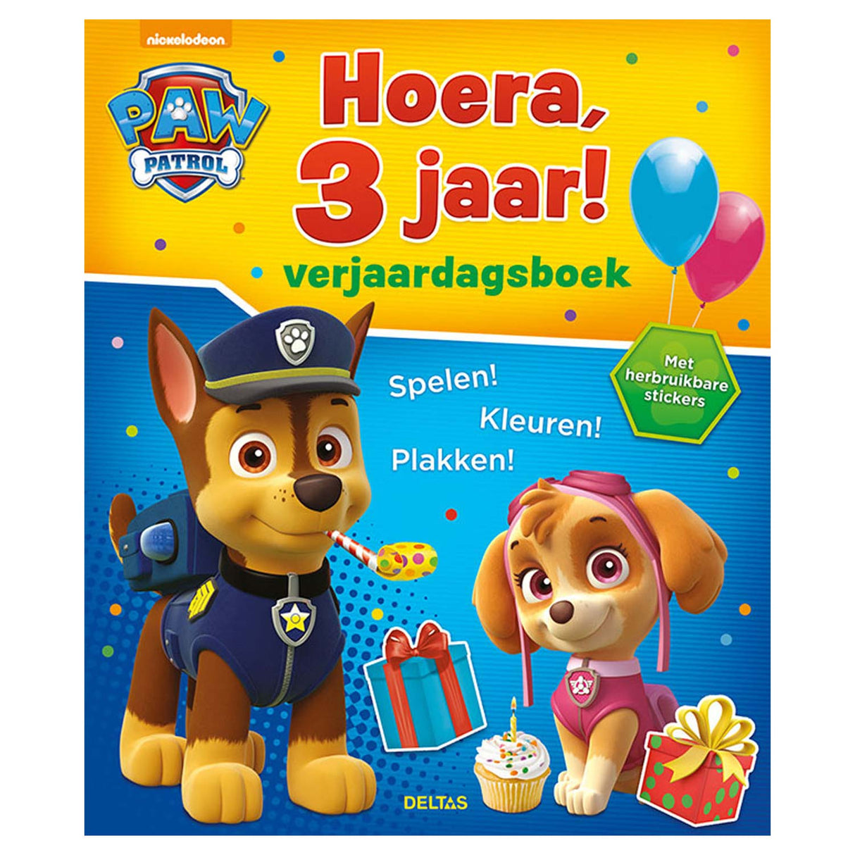 PAW Patrol Birthday Book - Hooray, 3 lata!