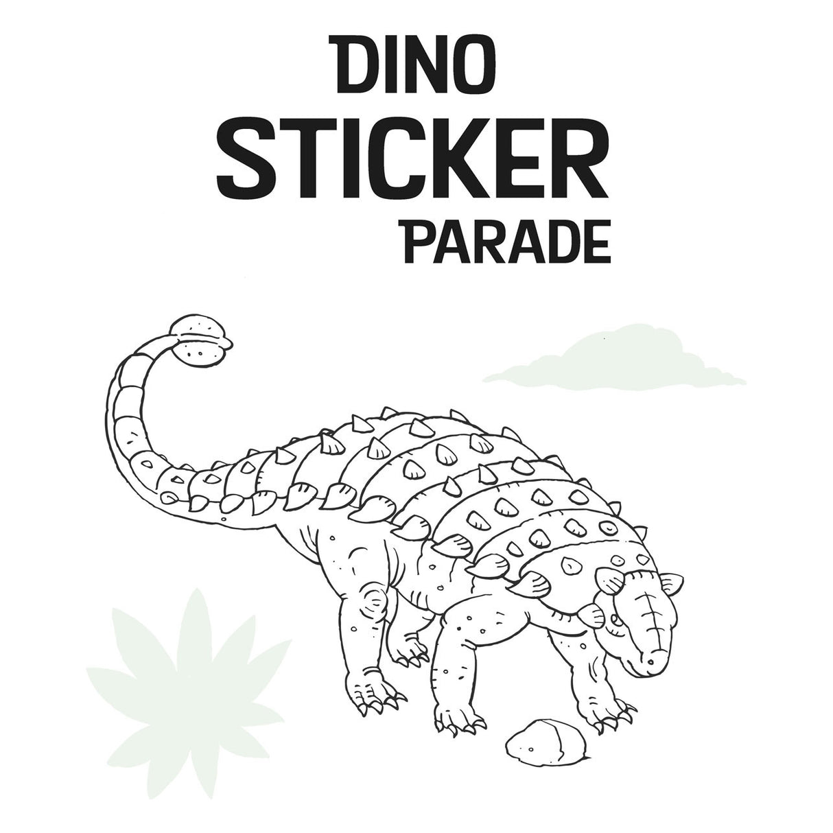 Parade d'autocollant deltas dino