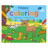 Coloriage heureux Deltas - animaux heureux