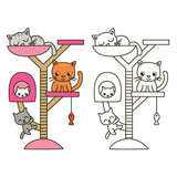 Coloriage heureux Deltas - animaux heureux