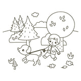 Coloriage heureux Deltas - animaux heureux