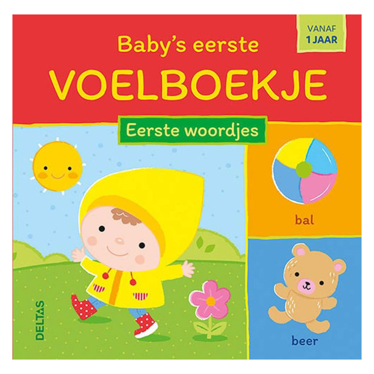 Deltas premier livre tactile de bébé - premiers mots