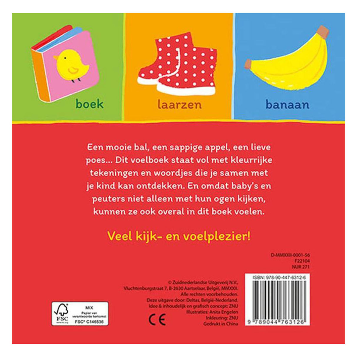 Deltas premier livre tactile de bébé - premiers mots