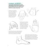 Les Deltas apprennent à dessiner les mains et les pieds étape par étape, livre de loisirs