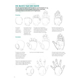 Les Deltas apprennent à dessiner les mains et les pieds étape par étape, livre de loisirs