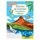 Deltas kleuren op nummer voor volwassenen - natuur kleurboek