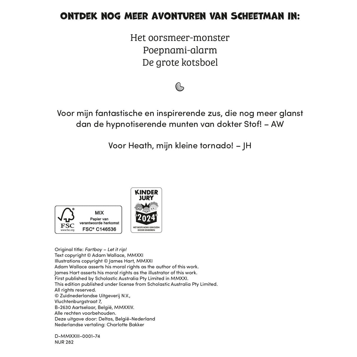 Le pet de Delta le résout ! livre pour enfants super-fartnado