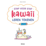 Deletas Schrëtt mam Schrëtt Kawaii léieren den Hobby Buch ze zéien