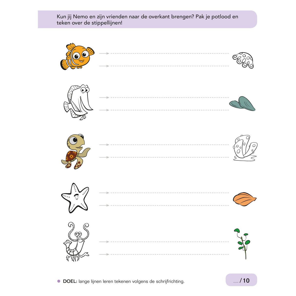 Deltas Disney Ech léieren mat - Schreiwen, liesen an ze zielen an ze zielen (4-5 y.)