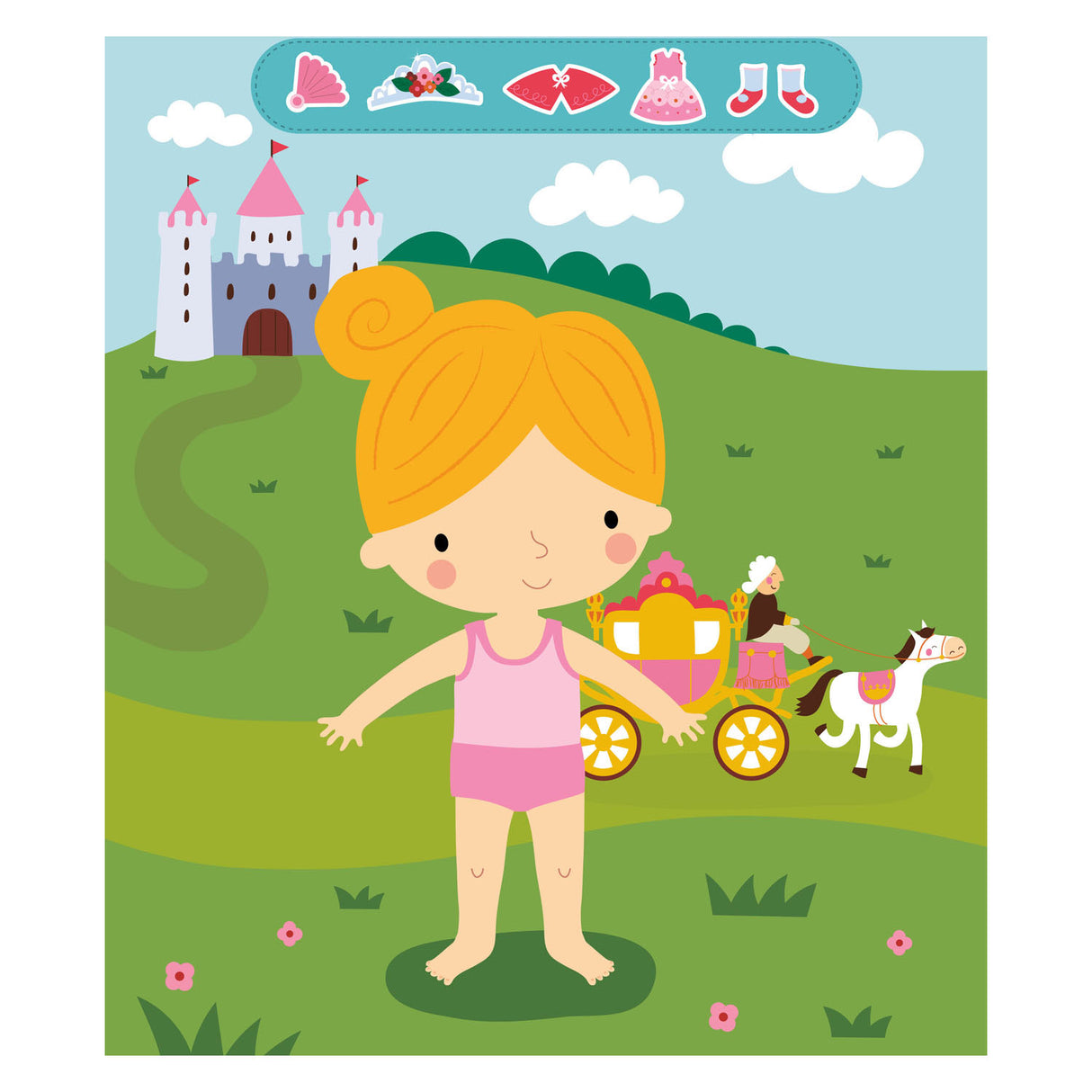 Deltas little sticker fun aankleedpoppen stickerboek