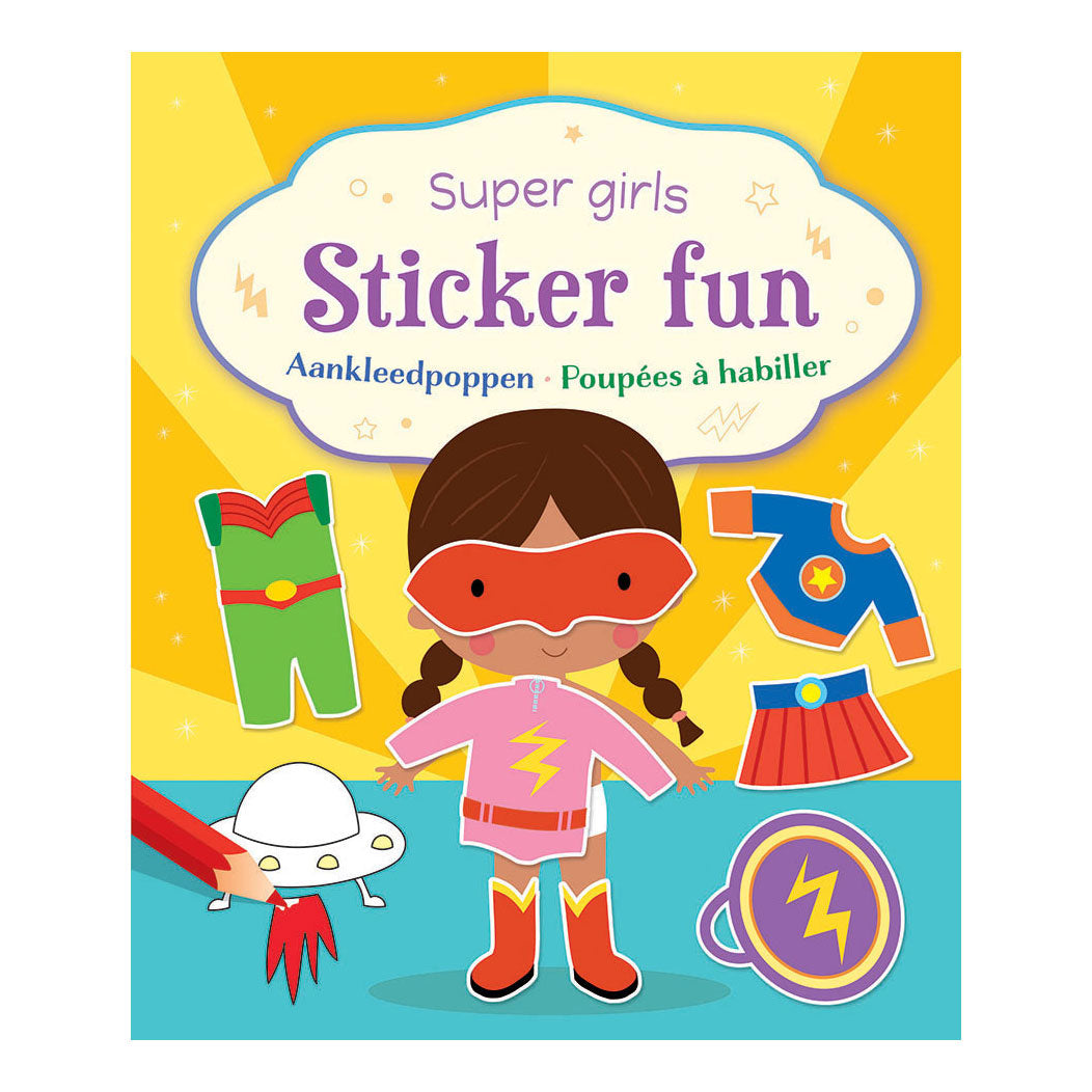 Deltas Super Girls Sticker Fun - Suffing Dolls Sticker Book