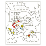 Deltas Super Girls Sticker Fun - Livre d'autocollants pour poupées habillées