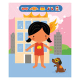Deltas Super Girls Sticker Fun - Livre d'autocollants pour poupées habillées