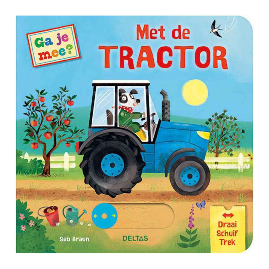Deltas, tu viens avec nous ? avec le livre cartonné du tracteur