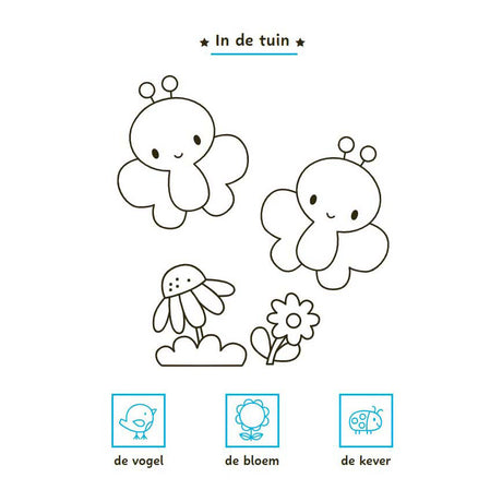 Deltas mes premiers mots couleur + livre d'autocollants
