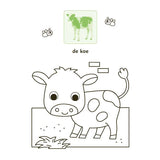 Livre de coloriage et d'autocollants Deltas Sweet Animals