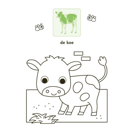 Livre de coloriage et d'autocollants Deltas Sweet Animals