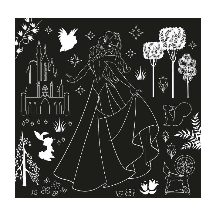 Deltas Disney cartes à gratter princesse