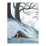 Deltas par une froide journée d'hiver