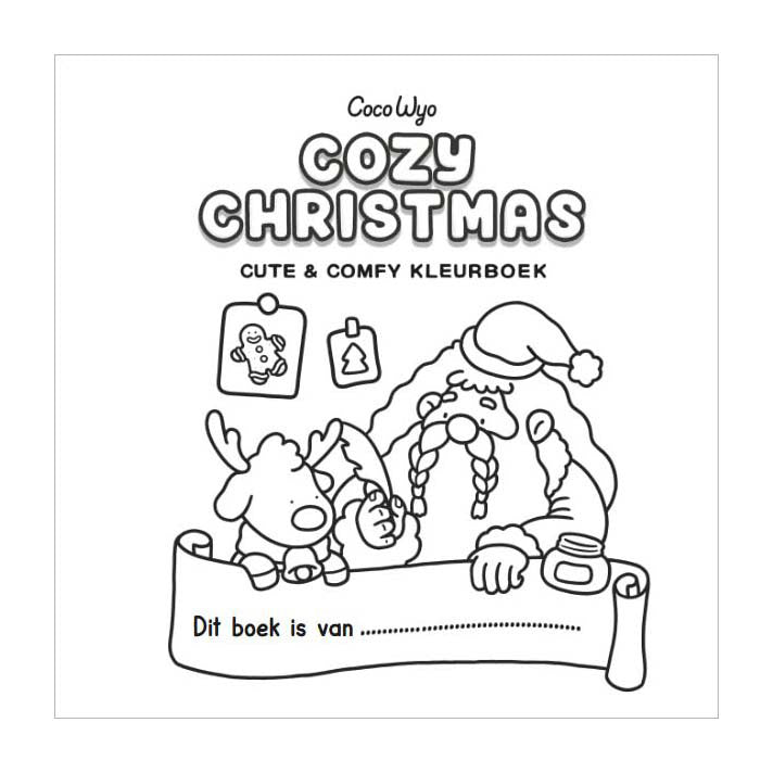Deltas douillet Noël mignon livre de coloriage confortable coco wyo