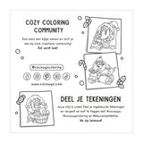 Deltas douillet Noël mignon livre de coloriage confortable coco wyo