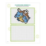 Coloriage amusant de pixels Pokémon Deltas