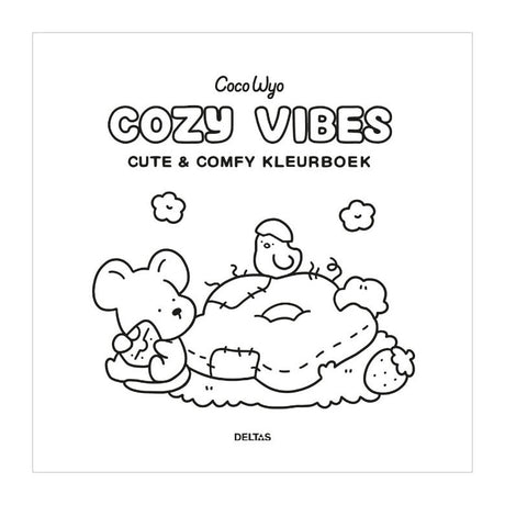 Deltas cozy vibes cute comfy kleurboek coco wyo