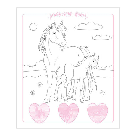 Deltas dream horses sticker parade - kleurboek
