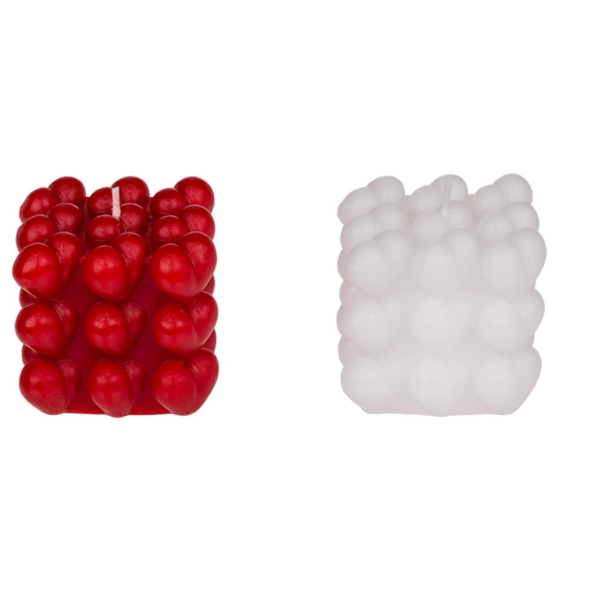 Bougie bulle Ootb coeur 6x6cm