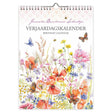 Calendrier d'anniversaire Comello Janneke Brinkman coquelicot avec papillon 18x25cm