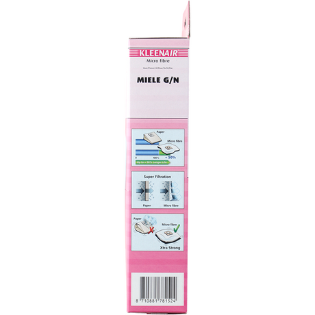 Kleenair 1068547 - sms.stofz.miele mi-8 4 stuks | 5 stuks