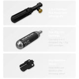 Topeak CO2 Pump Tubi X incl CO2 cartridge