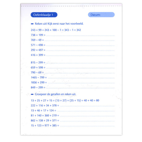 Fiches d'entraînement Deltas pour les chiffres et les opérations (9-10 ans)