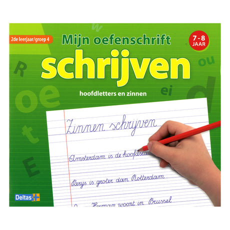 Deltas écrivant mon cahier de pratique (7-8 ans)