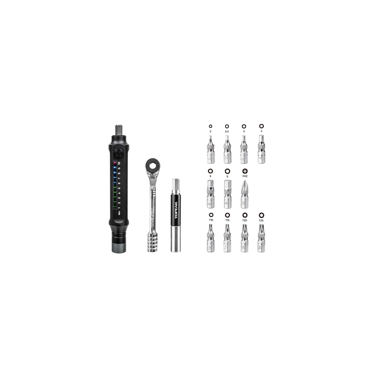 Clé dynamométrique Topeak e-torqbar - 1-10 nm